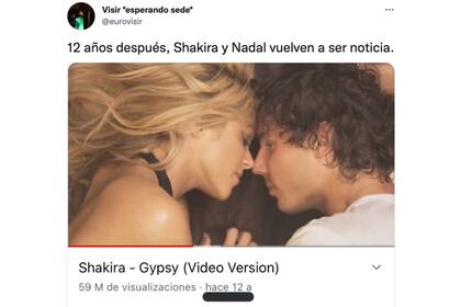 Shakira y Nadal volvieron a estar en tendencia tras la separación con Piqué