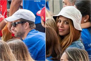 Shakira y Piqué acompañaron a su hijo mayor en un partido de béisbol, pero evitaron cruzarse
