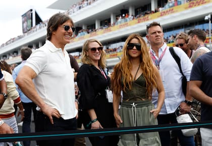 Shakira y Tom Cruise fueron captados en Miami