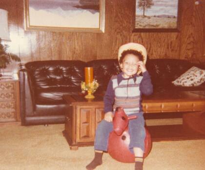 Shane en su infancia