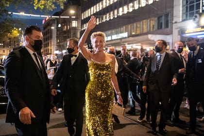 Sharon Stone, radiante en el Festival de Cine de Zurich