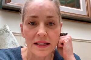 Sharon Stone reveló que le detectaron un tumor fibroide y debe ser operada