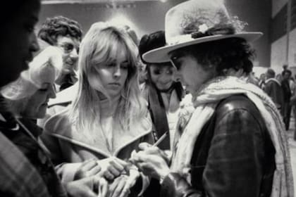 Sharon Stone y Bob Dylan en una imagen del documental de Martin Scorsese