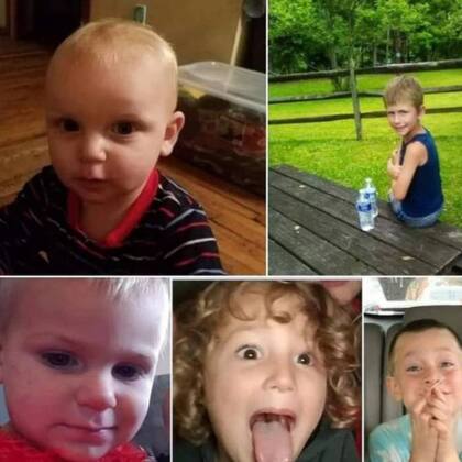 Shaun, Riley, Kian, Aarikyle, y Haiken: los cinco menores que fueron asesinados con un disparo de escopeta por Orianne Myers, que luego incendió la casa y se suicidó