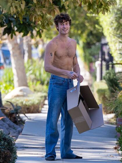 Shawn Mendes dio a sus fans algo de qué hablar esta semana cuando salió sin camisa, solo con jeans y descalzo, para hacer algunas tareas ecológicas, aplastando cajas mientras sacaba material reciclable de su casa. Para aumentar el revuelo, Mendes se puso personal durante un concierto en el icónico Anfiteatro Red Rocks en Colorado, donde compartió que todavía está en el camino de "descubrir" su sexualidad