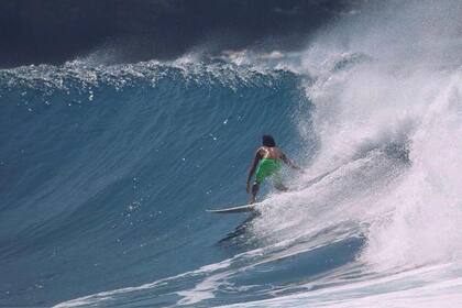 Shen nació en Hawai y el surf es su deporte "por naturaleza".