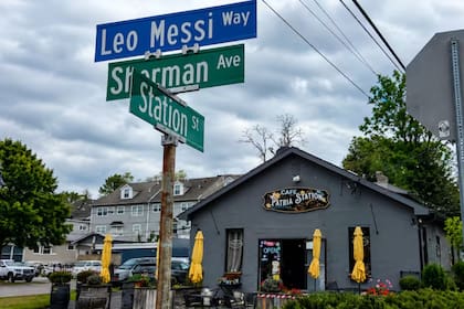 Sherman Avenue pasó a ser Leo Messi Way, aunque este cambio no es definitivo