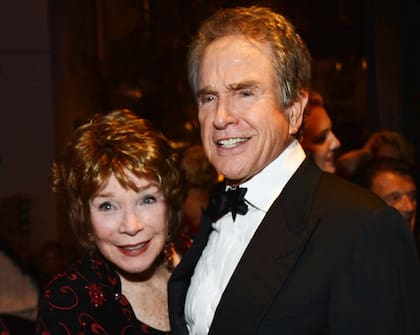 Shirley MacLaine y su hermano, Warren Beatty