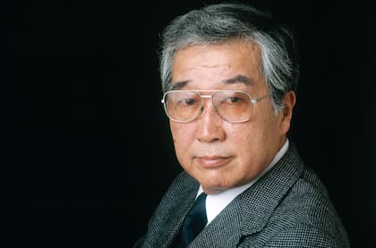 Shohei Imamura en París, en 1987