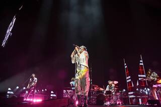 Babasónicos presentó las canciones de Trinchera en el Movistar Arena