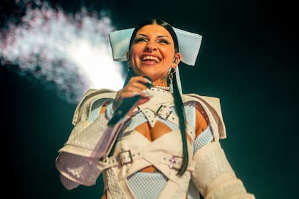 Cazzu, en el Luna Park