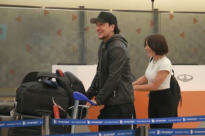 Si bien al principio se mostraron algo serios y distantes, minutos más tarde no pudieron ocultar su alegría