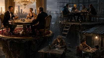 Si bien depende de cada uno lo que hace con sus cartas, es evidente que la desigualdad social ocupa un rol preponderante en el juego de la vida