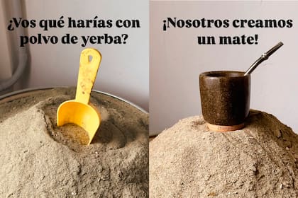 Si bien las empresas que producen yerba mate tienen un gran excedente de polvo, hubo que encontrar al proveedor ideal y organizar la logística