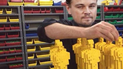 Si no le dan el Oscar, Leonardo DiCaprio construye unos Legos