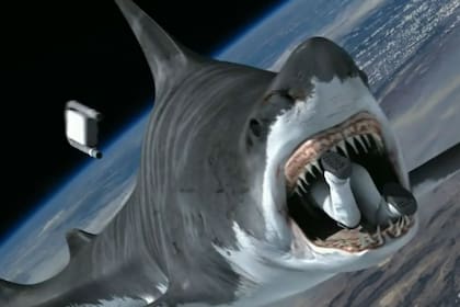 Si pensás que emprendiendo un viaje al espacio vas a escapar de los tiburones, mejor pensá en otra cosa