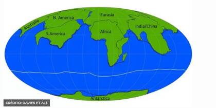 Si se forma Amasia, será porque los continentes se desplazaron hacia el norte