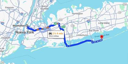 Si se va en auto, Ocean Beach está a dos horas de Manhattan