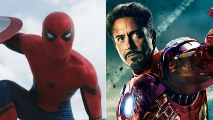 Spiderman e Iron Man, dos de los personajes cuya autoría está en disputa entre Marvel/Disney y los herederos de sus creadores