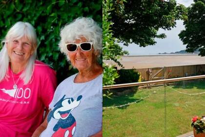 Sian Lewis y su madre, Beti Williams