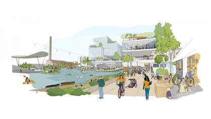 Sidewalk Toronto se construirá en una superficie de poco más de 3 kilómetros cuadrados.