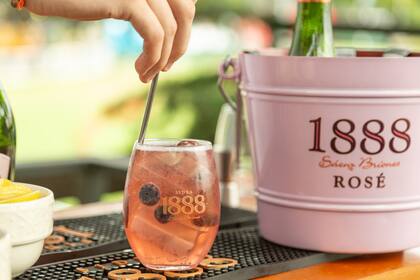 Sidra rosé con arándanos: una combinación ideal.