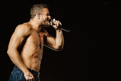 "Siempre puedo tener esperanza", remarcó el líder de la banda, hacia el final del show