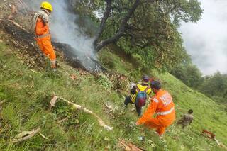 Siete muertos en choque de helicóptero que llevaba a peregrinos hindúes en India