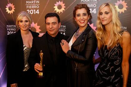 Sietecase y su equipo de Getap, feliz con su Martín Fierro