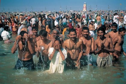 Sigismondi compartió rituales sagrados en la India