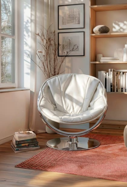 Sillón Madrid estructura cromada