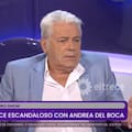 Silvestre habló de su relación con Andrea del Boca