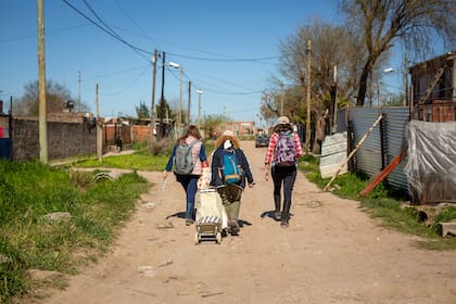 Silvia Arrieta, vecina que da pelea para erradicar el basural del barrio La Foresta, en la localidad matancera de Virrey del Pino. Es quien hizo el nexo a las científicas con el de González Catán.
