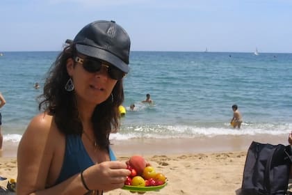 Silvia, en días de playas europeas.
