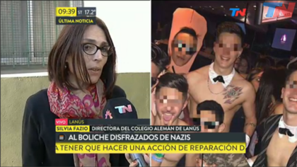 Silvia Fazio, directora del colegio alemán, dijo que con pedir disculpas no alcanza