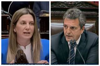 Sergio Massa y Silvia Lospennato protagonizaron un fuerte cruce en Diputados