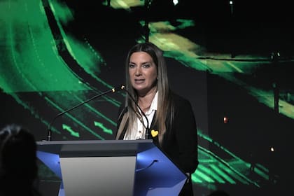 Silvia Lospennato durante el debate en el Canal de la Ciudad