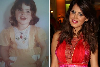 Silvina Luna y una foto de su infancia que compartió en su cuenta de Instagram
