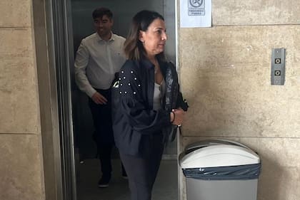 Silvina Carreiras, la abogada de Alberto Fernández al llegar a los tribunales de Comodoro Py
