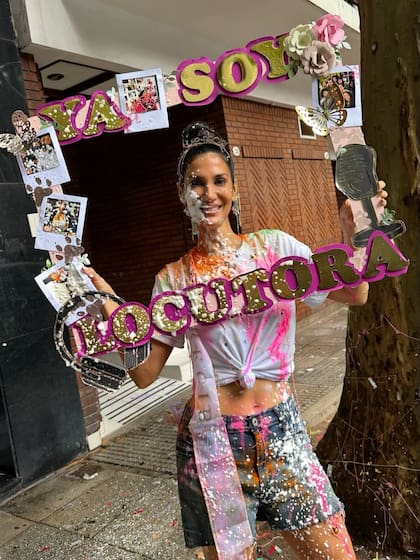 Silvina Escudero compartió cada instante del festejo en sus redes (Foto: Instagram @escuderosilvina)