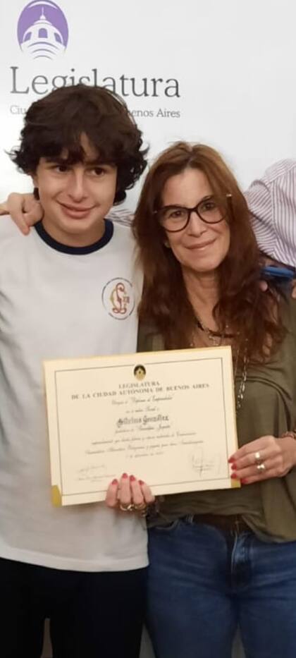 Silvina González es mamá de Matteo, que tiene 15 años y está dentro del espectro autista