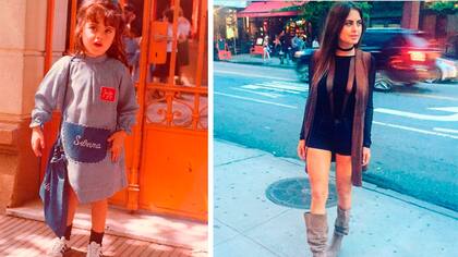 Silvina Luna a los cuatro años, asistiendo al jardín de infantes