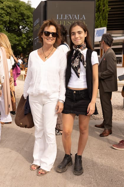 Silvina Pueyrredón y su hija, Helena Lanusse