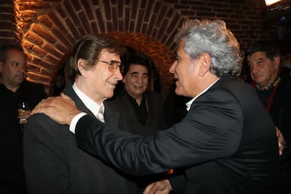 Silvio Soldán, quien durante décadas condujo Grandes valores del tango, fue otro de los invitados de lujo