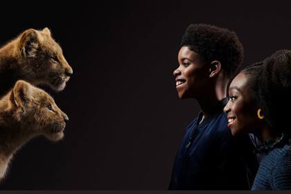 Simba y Nala niños