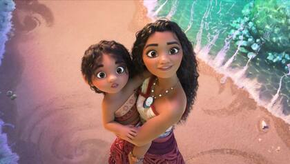Simea, la hermana menor de Moana, también es parte en esta segunda entrega.
