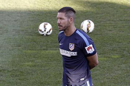 Simeone lo dijo ante una pregunta de Bermúdez
