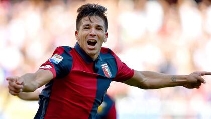 Simeone marcó su primer gol en el fútbol italiano