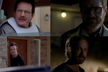 Simetrías. Walt y Jesse, en el primer y último episodio de la serie