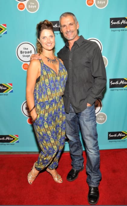 Simon junto a su esposa Collette